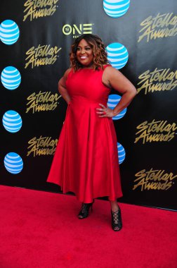 20 Şubat 2016 'da Las Vegas' taki Orleans Arena 'da düzenlenen 31. Yıldız Ödülleri sırasında kırmızı halı..