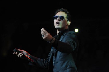 Latin şarkıcı Marc Anthony 5 Ekim 2014 'te Orlando Florida' daki Amway Center 'da konser verdi..