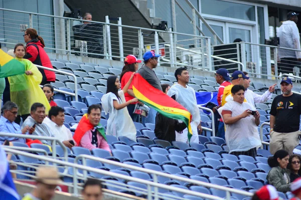 Bolívia Enfrenta Panamá Durante Centenário Americano Copa Orlando Florida Camping — Fotografia de Stock