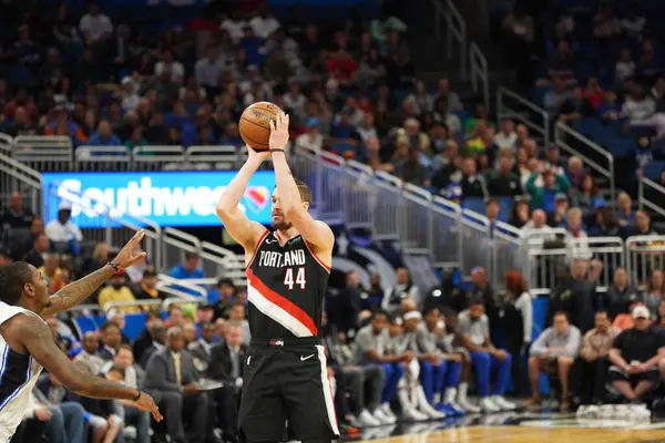 Orlando Magic Hostit Portland Trailblazers Amway Center Orlando Florida Pondělí — Stock fotografie