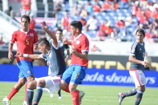 Costa Rica Enfrenta Paraguay Durante Copa América Centenario Camping World — Foto de Stock