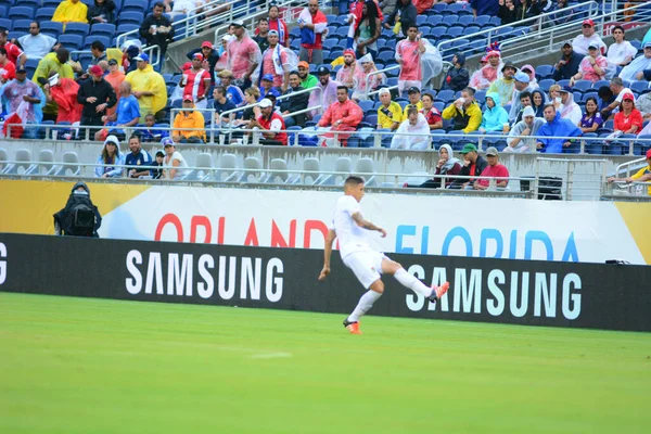 Bolivia Enfrenta Panamá Durante Copa American Centenario Orlando Florida Camping —  Fotos de Stock