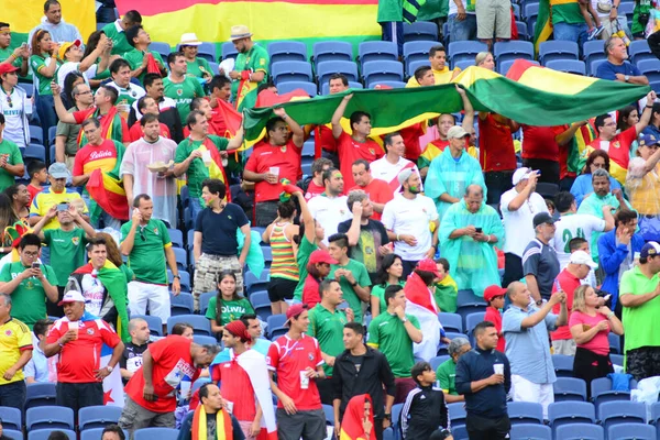 Bolívia Enfrenta Panamá Durante Centenário Americano Copa Orlando Florida Camping — Fotografia de Stock