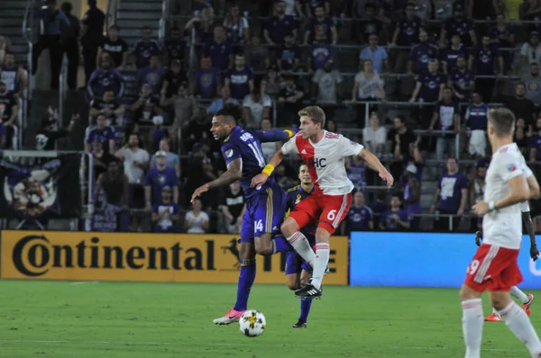 Orlando City Acoge Revolución Nueva Inglaterra Orlando City Stadium Orlando —  Fotos de Stock