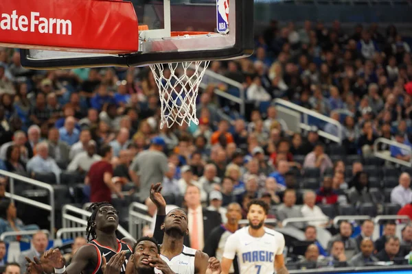 Орландо Мэджик Принимает Портленд Трейлблазерс Amway Center Орландо Флорида Понедельник — стоковое фото