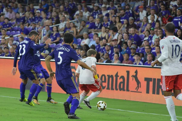 Orlando City Hosts New England Revolution Orlando City Stadium Orlando — Stock Photo, Image