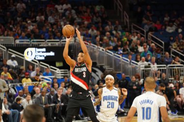 Orlando Magic 2 Mart 2020 tarihinde Orlando Florida 'daki Amway Center' da Portland Trailblazers 'a ev sahipliği yaptı.. 