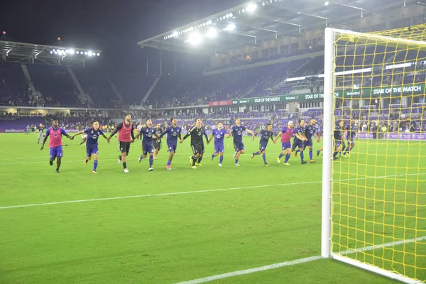 Orlando City Organizuje Rewolucję Nowej Anglii Orlando City Stadium Orlando — Zdjęcie stockowe