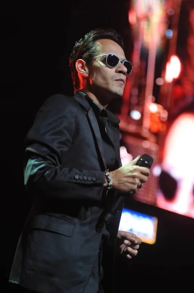 Chanteur Latin Marc Anthony Produit Amway Center Orlando Floride Octobre — Photo