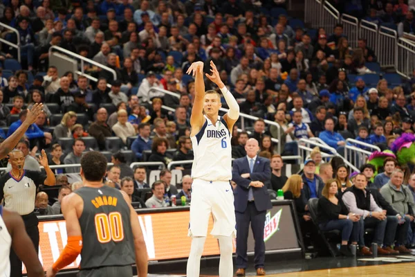 Orlando Magic Gastheer Van Dallas Mavericks Het Amway Center Orlando — Stockfoto