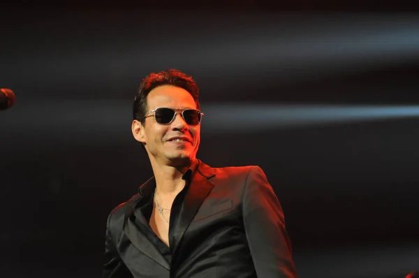 2014 Latin Singer Marc Anthony Performs Amway Center Orlando Florida — 스톡 사진