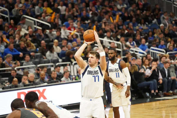 Orlando Magic Hospeda Dallas Mavericks Amway Center Orlando Florida Sexta — Fotografia de Stock