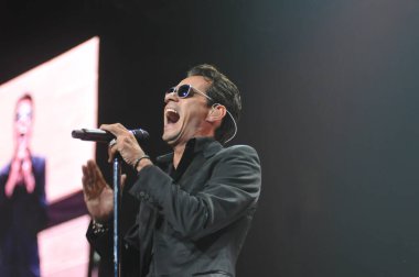 Latin şarkıcı Marc Anthony 5 Ekim 2014 'te Orlando Florida' daki Amway Center 'da konser verdi..
