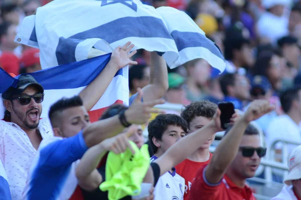 Κόστα Ρίκα Αντιμετωπίζει Την Παραγουάη Κατά Διάρκεια Της Copa America — Φωτογραφία Αρχείου