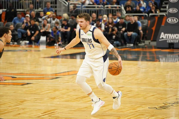 Orlando Magic Empfangen Freitag Den Februar 2020 Die Dallas Mavericks — Stockfoto