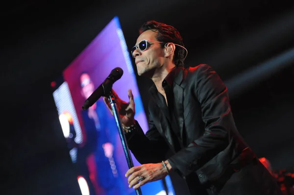 Chanteur Latin Marc Anthony Produit Amway Center Orlando Floride Octobre — Photo