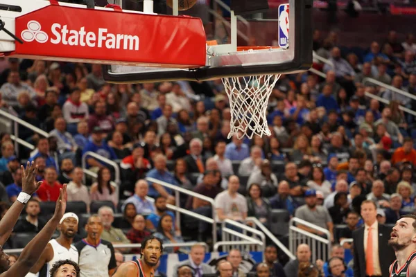 Orlando Magic Hospeda Portland Trailblazers Amway Center Orlando Florida Segunda — Fotografia de Stock