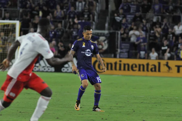 Orlando City Ospita Rivoluzione Del New England All Orlando City — Foto Stock