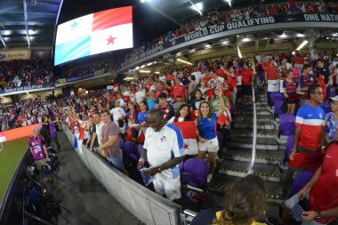 Dünya Kupası eleme maçı Orlando City Stadyumu 'nda. ABD Panama 'ya karşı 6 Ekim 2017' de Orlando, Florida 'da.  