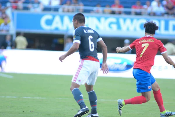 Коста Рика Стикається Парагваєм Під Час Copa America Centenario Стадіоні — стокове фото