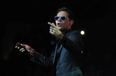 Latin şarkıcı Marc Anthony 5 Ekim 2014 'te Orlando Florida' daki Amway Center 'da konser verdi..