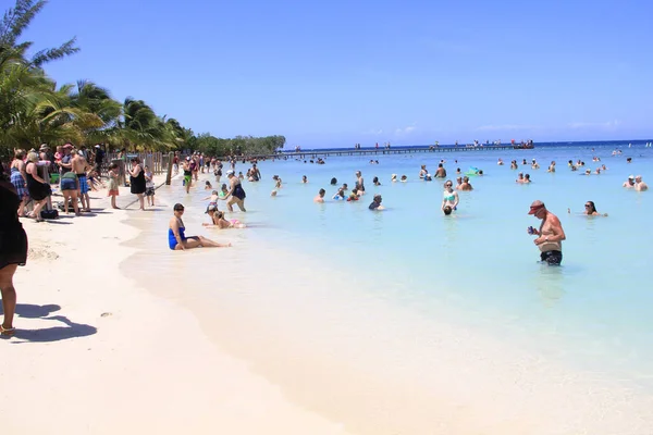 Beautiful Mahogany Bay Honduras May 2014 — Stock Photo, Image