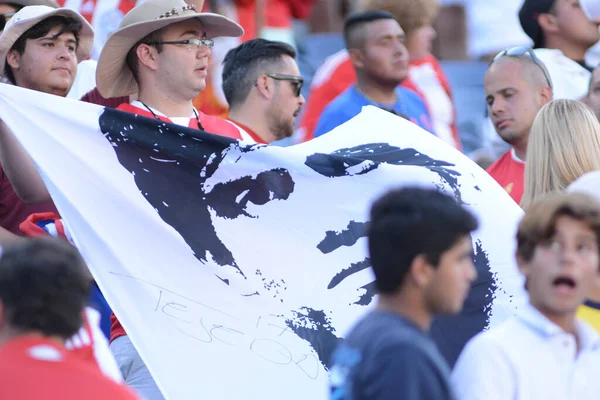 Costa Rica Enfrenta Paraguai Durante Centenário Copa América Estádio Mundial — Fotografia de Stock