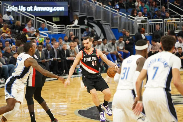 Orlando Magic Hostit Portland Trailblazers Amway Center Orlando Florida Pondělí — Stock fotografie