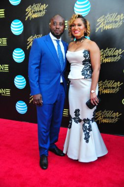 20 Şubat 2016 'da Las Vegas' taki Orleans Arena 'da düzenlenen 31. Yıldız Ödülleri sırasında kırmızı halı..