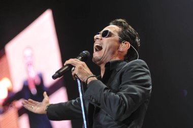 Latin şarkıcı Marc Anthony 5 Ekim 2014 'te Orlando Florida' daki Amway Center 'da konser verdi..
