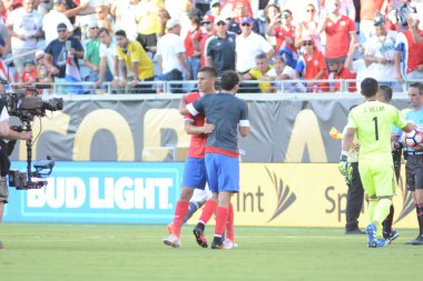 Kosta Rika, Copa America Centenario sırasında Paraguay ile Orlando Florida 'daki Dünya Kampı Stadyumu' nda karşılaştı..  