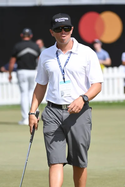 Första Gången Arnold Palmer Invitational Brandon Matthews Svarar Frågor Från — Stockfoto