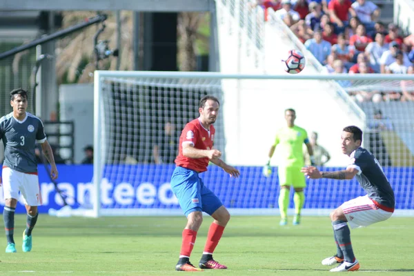 Costa Rica Enfrenta Paraguay Durante Copa América Centenario Camping World —  Fotos de Stock