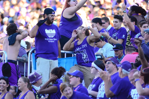 Orlando City Hostitel United Camping World Stadium Orlando Florida Dne — Stock fotografie