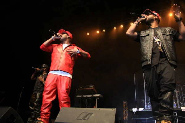 Los Cantantes Keith Sweat Jagged Edge Dru Hill Sisqo Presentan —  Fotos de Stock