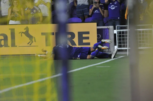 Orlando City Värd För New England Revolution Orlando City Stadium — Stockfoto