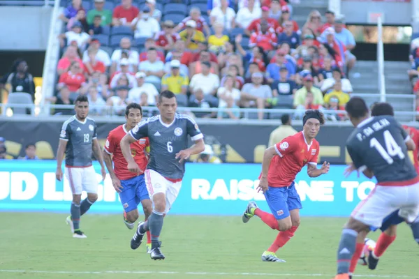 Costa Rica Enfrenta Paraguay Durante Copa América Centenario Camping World — Foto de Stock