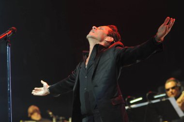 Latin şarkıcı Marc Anthony 5 Ekim 2014 'te Orlando Florida' daki Amway Center 'da konser verdi.