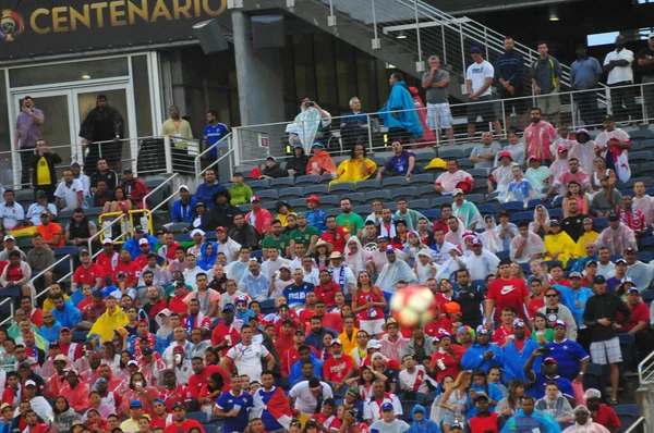 Bolívia Enfrenta Panamá Durante Centenário Americano Copa Orlando Florida Camping — Fotografia de Stock
