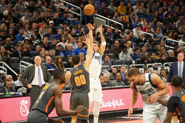 Orlando Magic Házigazda Dallas Mavericks Amway Center Orlando Florida Pénteken — Stock Fotó