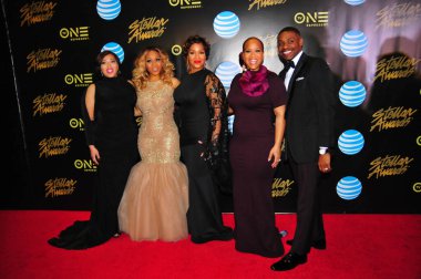 20 Şubat 2016 'da Las Vegas' taki Orleans Arena 'da düzenlenen 31. Yıldız Ödülleri sırasında kırmızı halı..