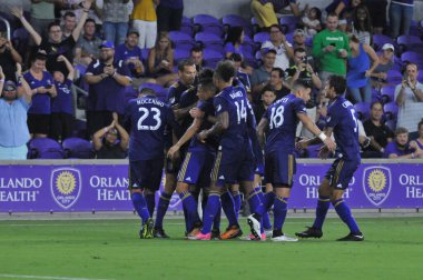 Orlando City 27 Eylül 2017 'de Orlando City Stadyumu' nda New England Devrimi 'ne ev sahipliği yaptı.. 