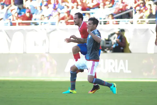 Costa Rica Szembe Paraguay Copa America Centenario Camping World Stadium — Stock Fotó