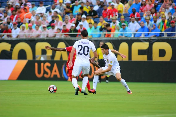 Bolivia Enfrenta Panamá Durante Copa American Centenario Orlando Florida Camping — Foto de Stock