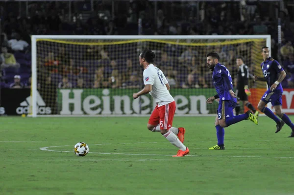 Orlando City Hosts New England Revolution Orlando City Stadium Orlando — Stock Photo, Image