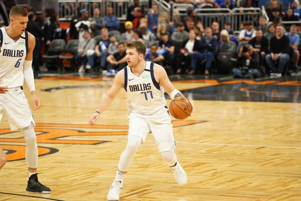 Orlando Magic Empfangen Freitag Den Februar 2020 Die Dallas Mavericks — Stockfoto