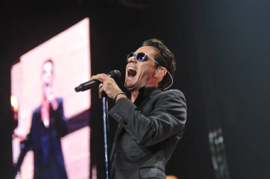 Latin şarkıcı Marc Anthony 5 Ekim 2014 'te Orlando Florida' daki Amway Center 'da konser verdi..
