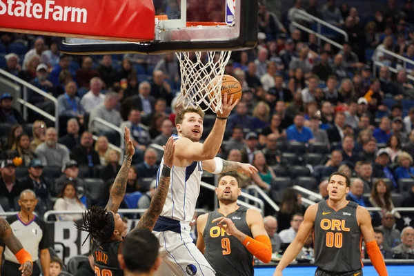 Orlando Magic Empfangen Freitag Den Februar 2020 Die Dallas Mavericks — Stockfoto