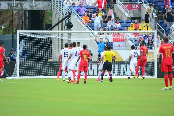 Bolívia Enfrenta Panamá Durante Centenário Americano Copa Orlando Florida Camping — Fotografia de Stock