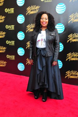 20 Şubat 2016 'da Las Vegas' taki Orleans Arena 'da düzenlenen 31. Yıldız Ödülleri sırasında kırmızı halı.. 